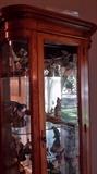 Beautiful curio needs glass replacement on right side