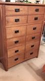 Mission style chest of drawers