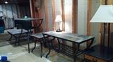 Tile top bistro table, coffee table, end table, sofa/entry table