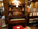Beautiful & Unusual Working Antique Pump Organ - It has a drawer below the music rack!