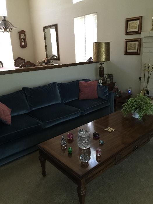 Couch and coffee table 
