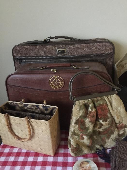 Old luggage and bags 