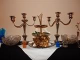 Silverplated Candleabra