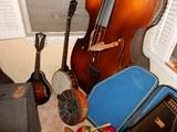 Banjo, Mandolin, Jamaican Drum, Hand Held Harp
