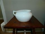 white chamber pot