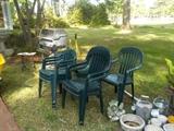 grill, chairs, misc.