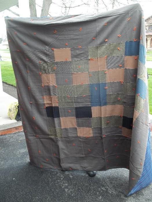 1940's (10) Blankets made from Fabrics from Willy's Overland Factory (Toledo, OH)