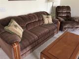 Sleeper sofas with reclining chair