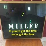 Miller Beer light up sign
