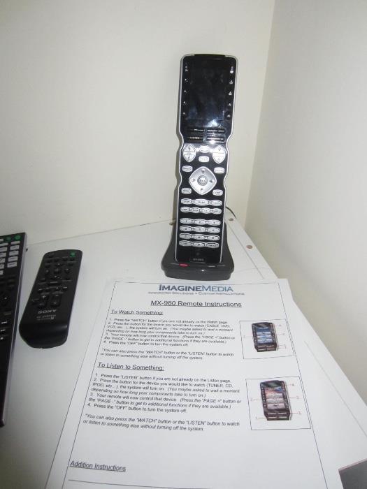 MX-980 programmable remote control