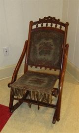 folding antique rocker