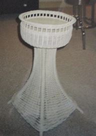 wicker fern stand circa 1870's