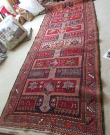 red. orange, runner 52" x 126"