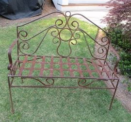 iron bench
