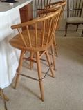 oak bar stool