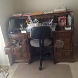 roll top desk and office upplies