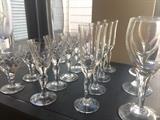 Crystal glasses, barwsre