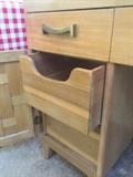 Drawers on midcentury vanity dresser