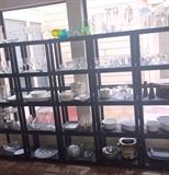 Minton fine bone china, Cambridge Portia Crystal 12 pieces, Red Top Sweden ovenware, 