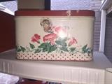 Old metal breadbox