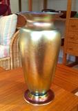 Large 11.5" Steuben Gold Aureen Vase
