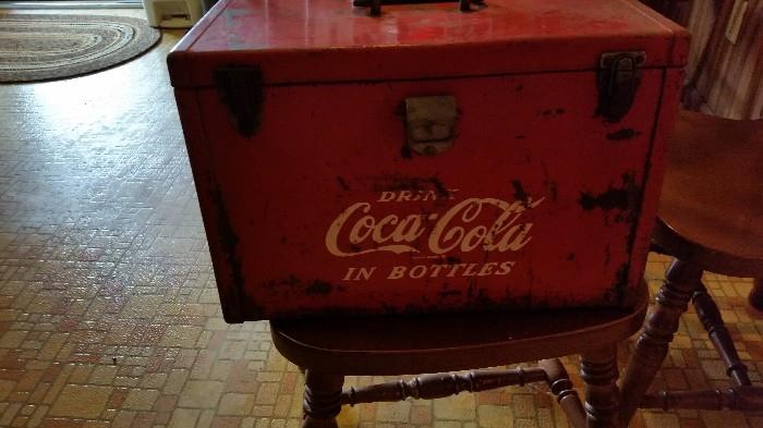 RARE airline Coca Cola cooler
