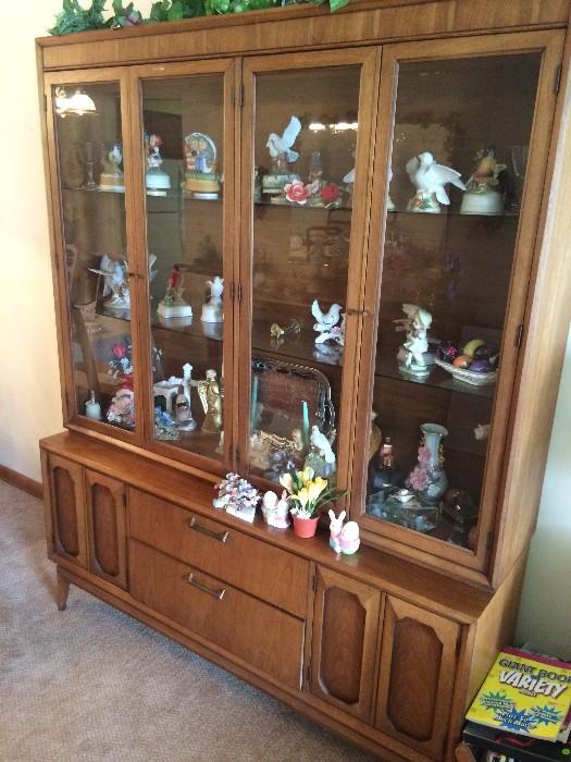 Fabulous MCM china cabinet by Broyhill Furniture