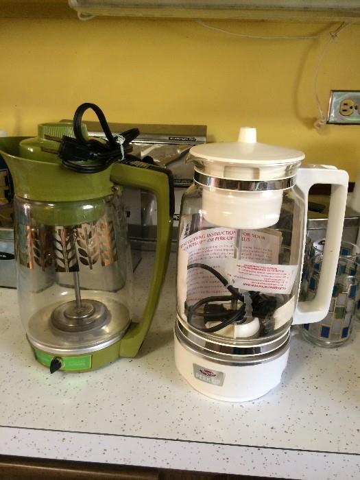 Vintage Sunbeam electric coffee makers, new mint never used!