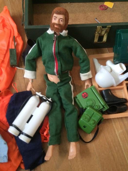 Orginal G.I Joe with  His Foot Locker and equipment
