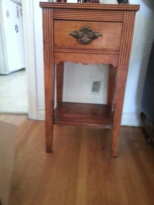 wooden night stand 
