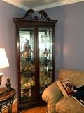 Lighted curio cabinet