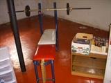 Weight bench, etc.