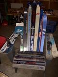 Cool Adirondack chair made from skis.