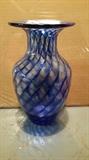 This gorgeouse swirled vase is signed "Larson"