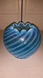 Lovely swirl art glass vase