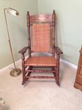 Caned Rocker - Jumbo (Brumby), and Floor Lamp