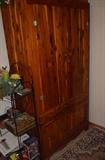 Cedar storage cabinets