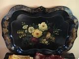 Hand painted tray