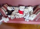 Gund on cutest antique crib with cushions and pillows