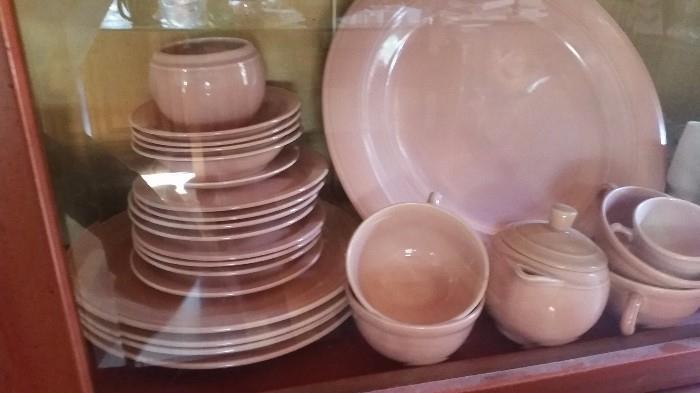 early california pink dishes