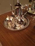 silver tea set