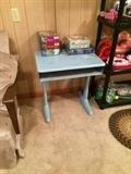 Child's school desk (painted)