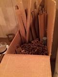 All the pieces of silver tree in box