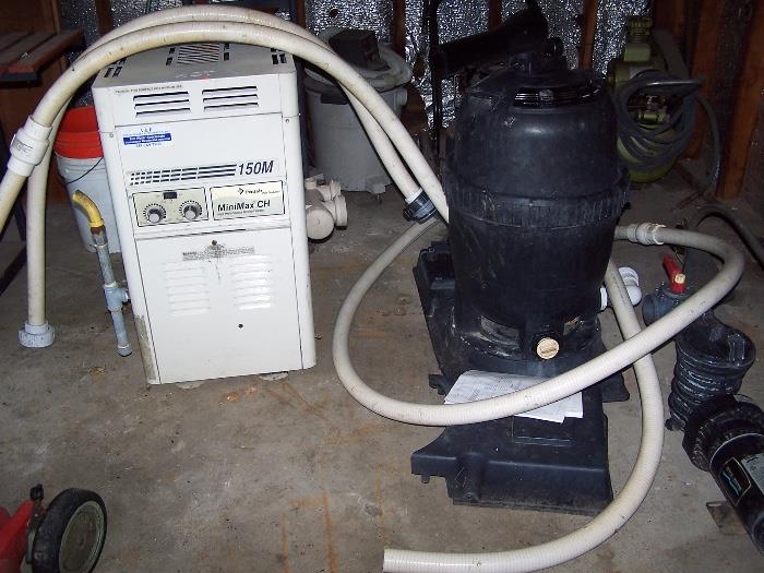 Pool Heater and Filter 