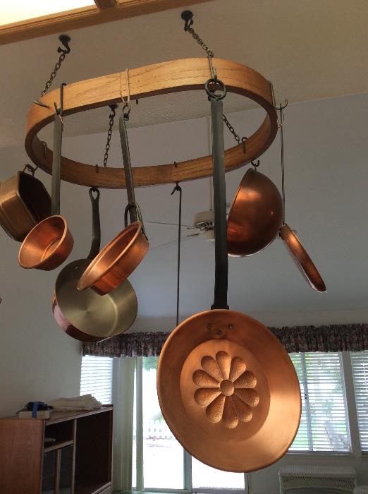 Nice collection of COPPER COOKWARE