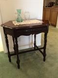Beautiful lamp table with inlay work