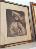 Vintage framed print