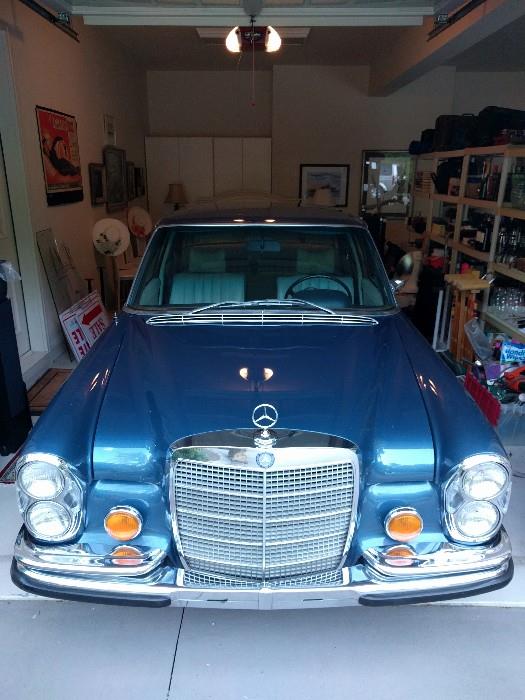 Yes - here's BIG BLUE coming out of hiding. You're looking at a rare 1973 280 SEL 4.5 Sedan, with only 59K original miles. Metallic Sapphire blue exterior, with ivory leather interior and all the available options for that year.