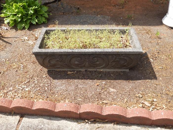 Cement planter--more than 1 available