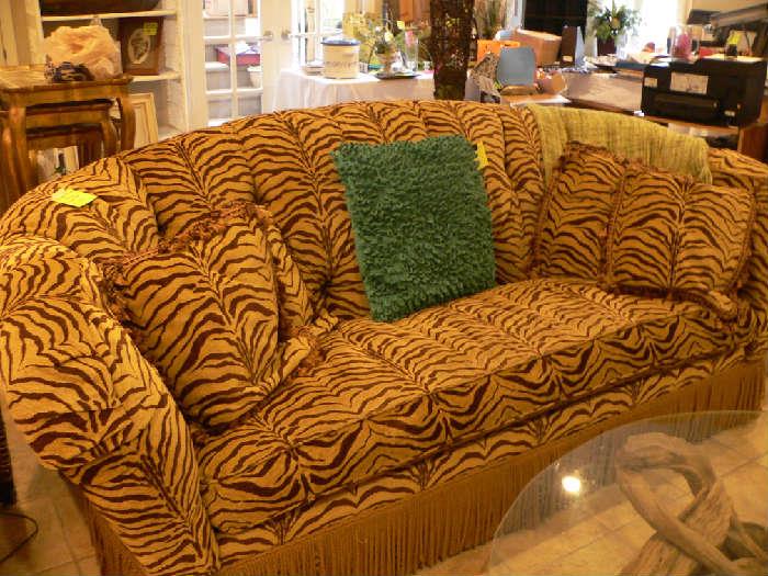 High-end animal print sofa